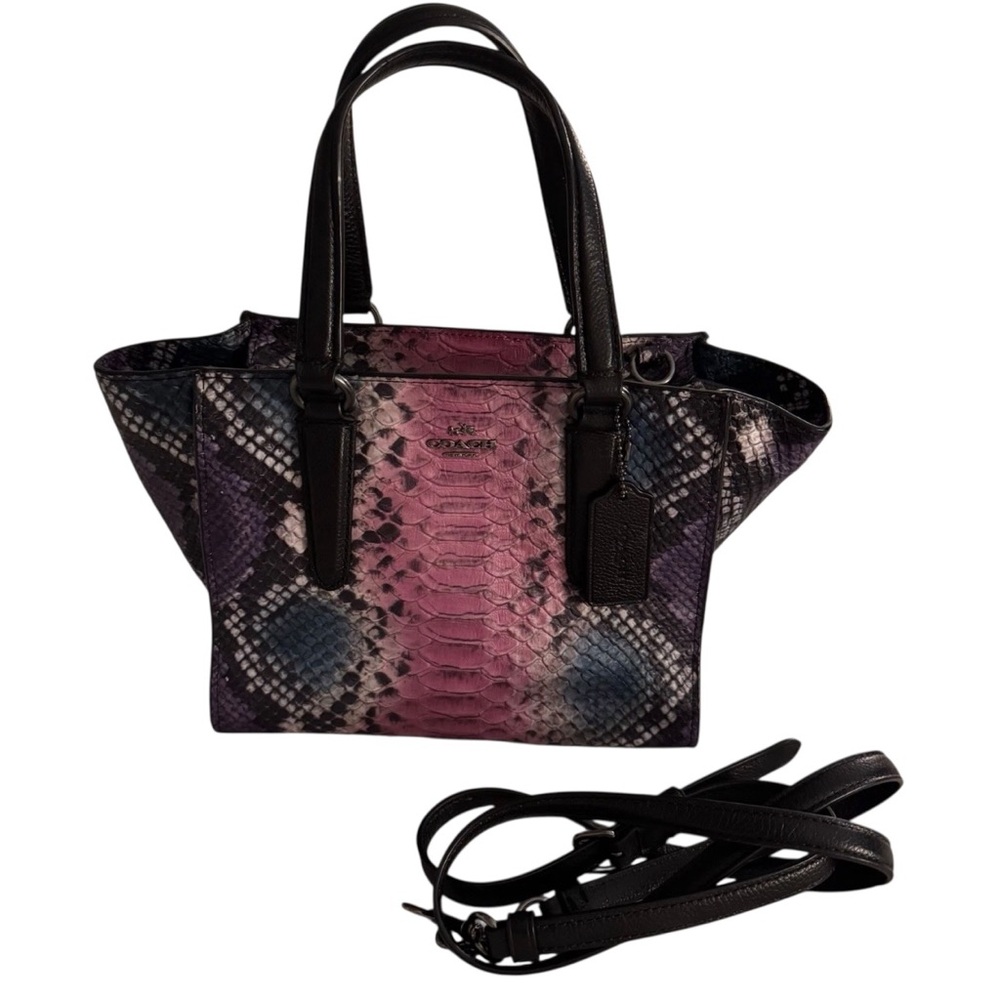 Coach Multi Python Crosby Mini Carryall Bag - image 1